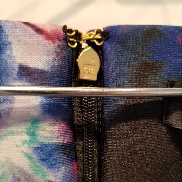 Donna Karan NEW A-Line V Neck Sleeveless Comfortable Short Dress Women's Size 4 - Picture 12 of 15